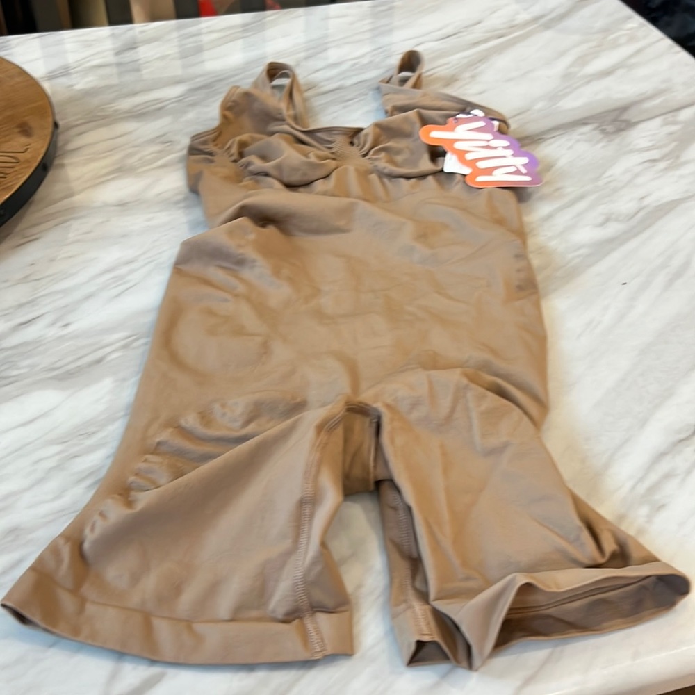 Yitty Nearly Naked Shaping Mid Thigh Bodysuit. 1x-2x